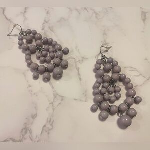 LAVENDER DROP EARRINGS